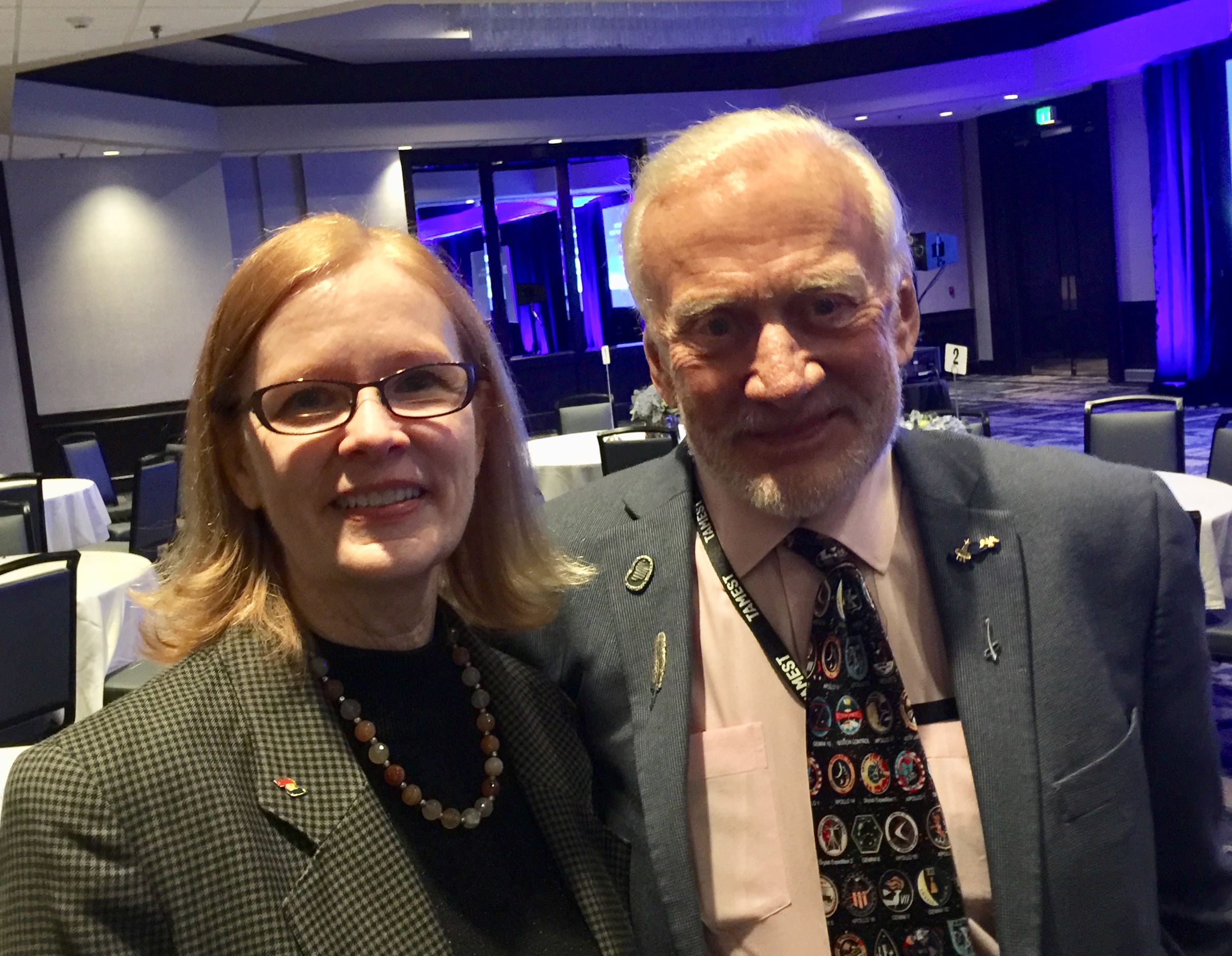 Hanging out with my famous coauthor, Buzz Aldrin in 2018